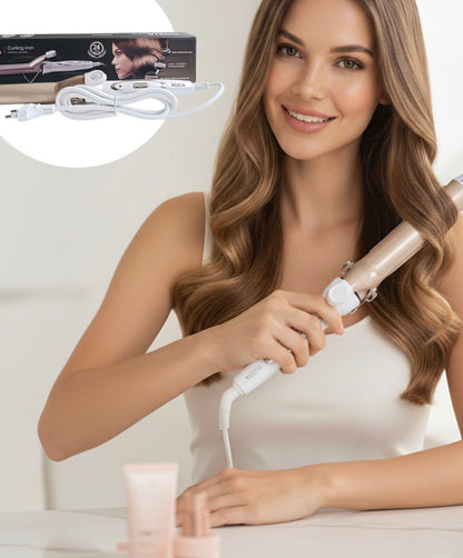 Rizador de Cabello Profesional ROZIA – Ondas Perfectas de Salón en Minutos