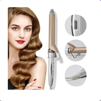 Rizador de Cabello Profesional ROZIA – Ondas Perfectas de Salón en Minutos